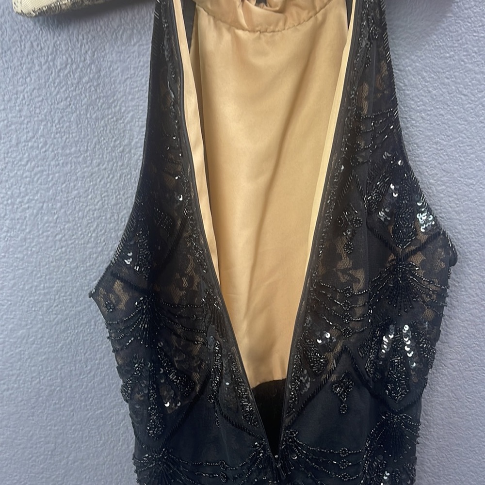 Cache Embellished Eaded Halter Top | Choker Neck … - image 8